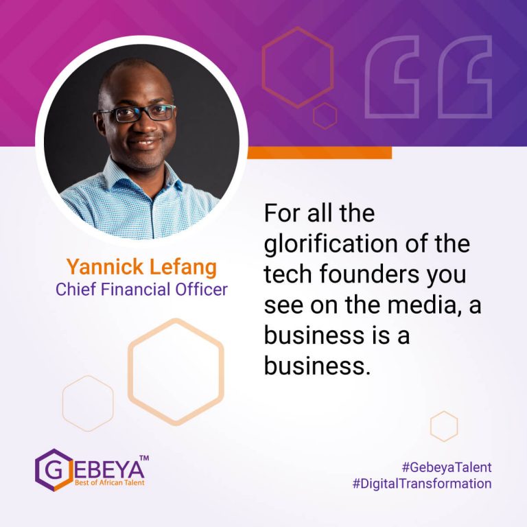 Yannick Lefang, Chief Financial Officer, Gebeya